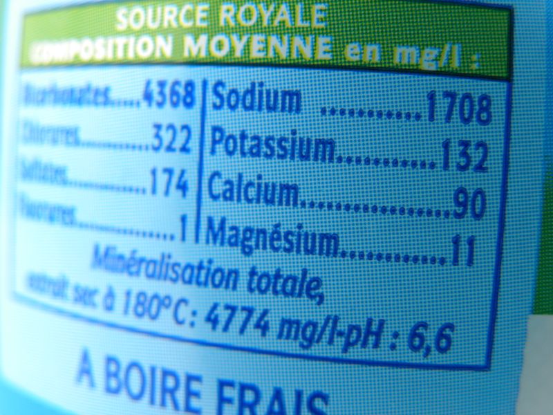 Eau calcium