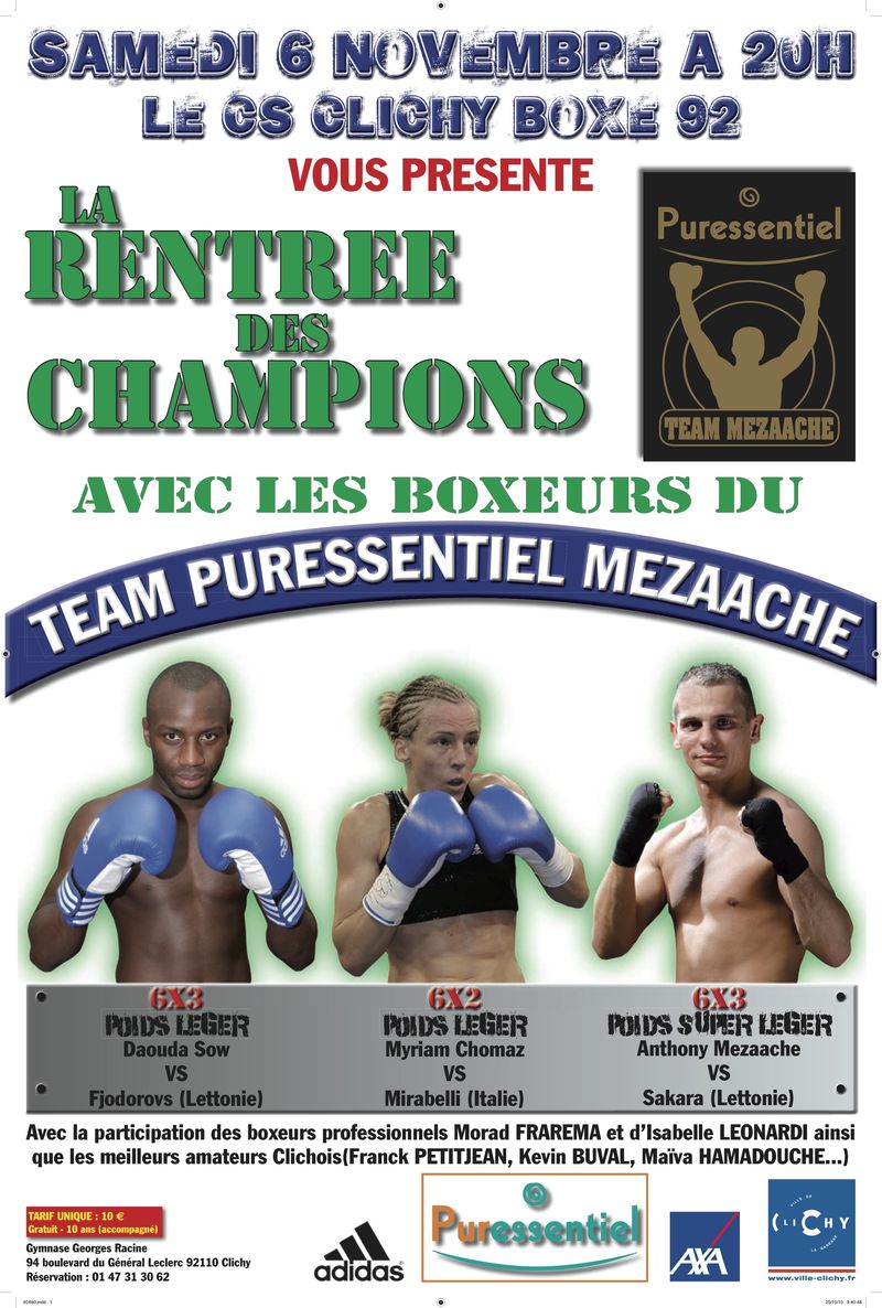 AFFICHELARENTREEDESCHAMPIONS