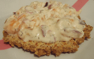 Galette et saumon au yaourt 2