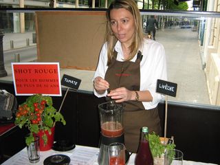 Shot rouge tomate livêche caroline rostang