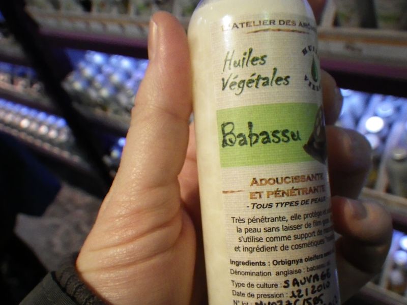 Huile végétale de babassu