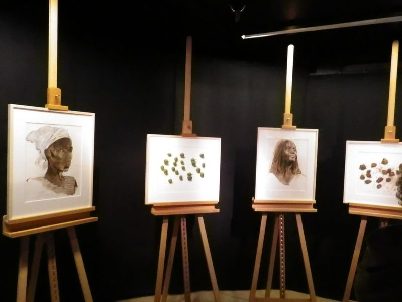 Visages et amandes