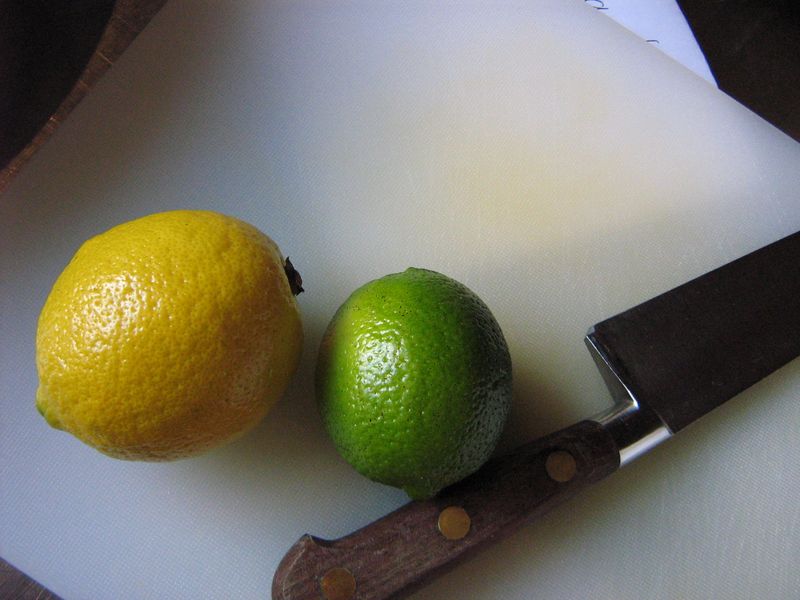 Citrons jaune et vert