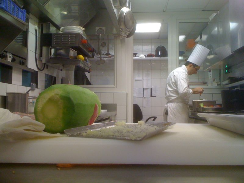 Radis green meat (comme du raifort ou du wasabi)